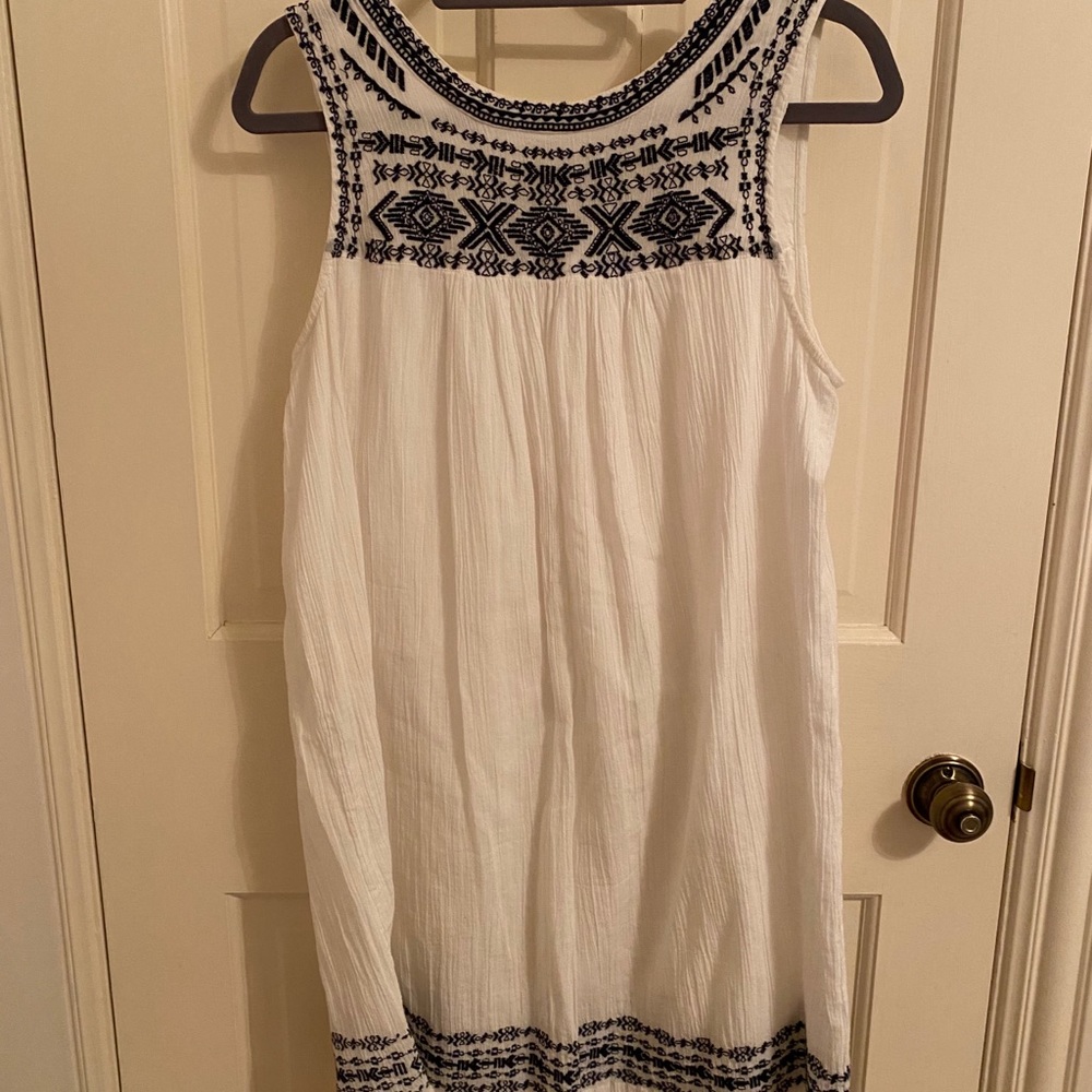 White tank dress